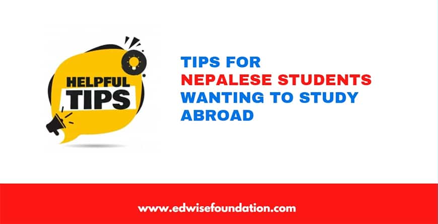Tips for Nepalese students wanting to study abroad