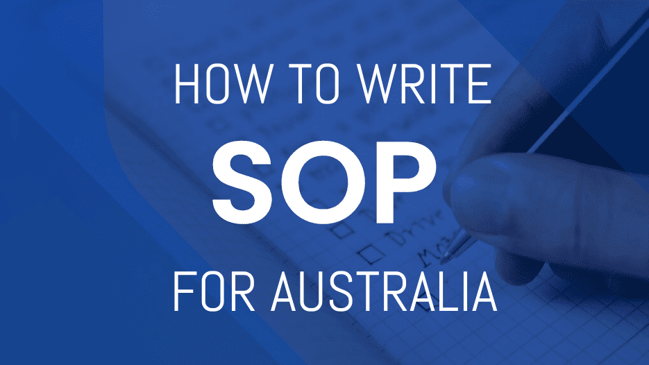 How to Write an SOP for Australia