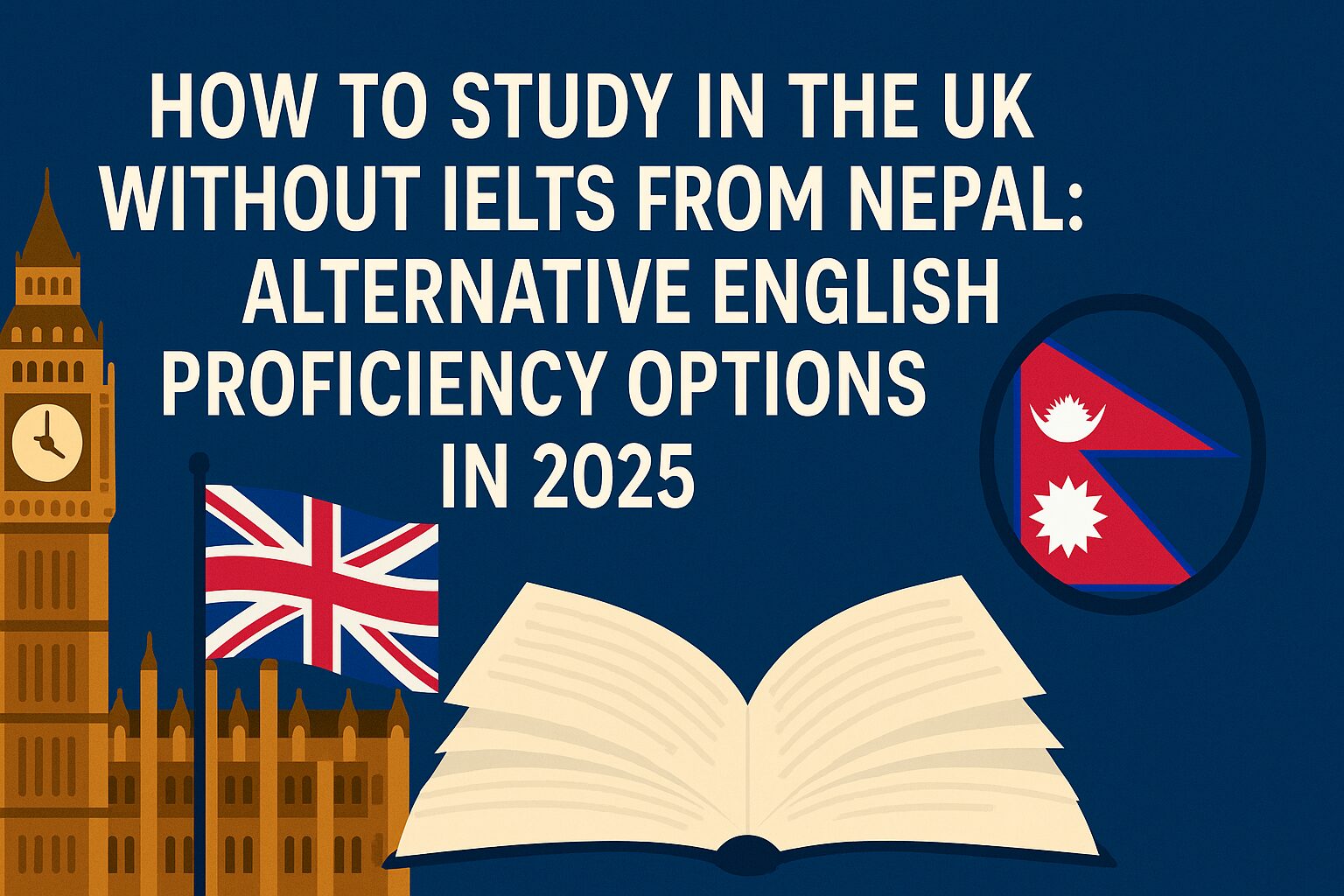 How to Study in the UK Without IELTS from Nepal Alternative English Proficiency Options in 2025