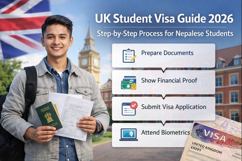 UK Student Visa Guide 2026: Step-by-Step Process for Nepalese Students