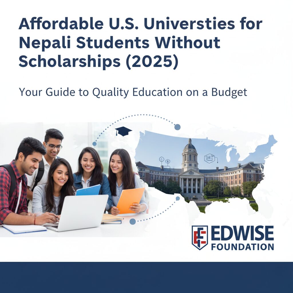 Affordable U.S. universities for Nepali students 2025