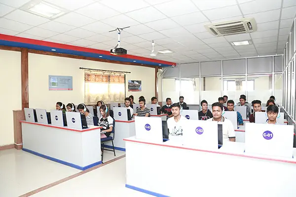 PTE test preparation class.