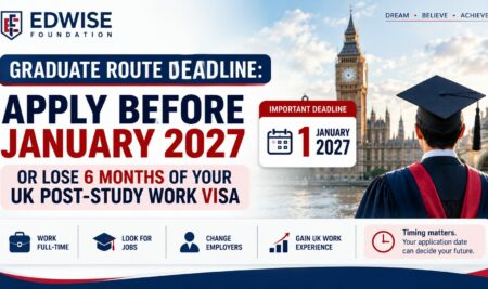 Graduate Route Deadline: Apply Before January 2027 or Lose 6 Months of Your UK Post-Study Work Visa