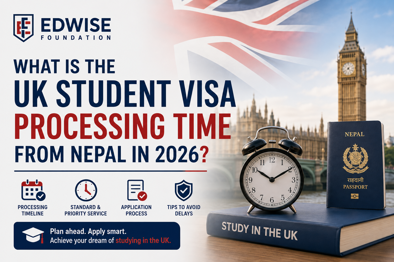 UK student visa processing time