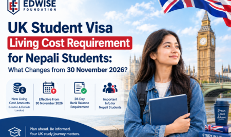 UK Student Visa Living Cost Requirement for Nepali Students: What Changes from 30 November 2026?