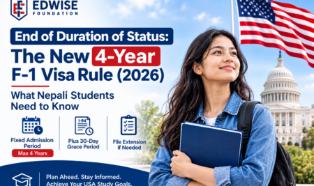 The F-1 Visa 4-Year Rule, Explained for Nepali Students (And Why It’s Currently Blocked)